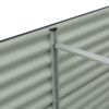 Garden Raised Bed 157.4"X31.4"X31.8" Galvanized Steel Gray