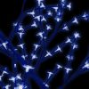 Christmas Tree 128 Leds Blue Light Cherry Blossom 47.2"