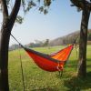 Single & Double Hammock With Mosquito Net Tree Straps Waterproof Portable And Lightweight Parachute Nylon Hammock For Backpacking Hiking Travel Outdoo