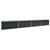 Garden Raised Bed Galvanized Steel 236.2"X31.5"X30.3" Anthracite