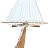 1-Person Hammock With Stand Set For Outside & Inside, Indoor Outdoor Standalone Plywood+Canvas