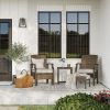 Sr Outdoor Patio Chairs Set Of 2 With Ottoman And Coffee Table 5 Piece Outdoor Patio Furniture Set For Porch,Balcony,Backyard,Poolside