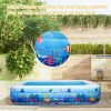 120"X 73"X 24" Inflatable Swimming Pool For Adult, Kids