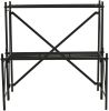 Mecor 2-Tier Metal Plant Stand, Large-Capacity Indoor/Outdoor Flower Pot Holder Stand For Potted Plant, Decorative Plant Rack For Home Garden Patio Ba