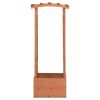 Trellis Planter With Arch 19.3"X15.4"X46.1" Firwood