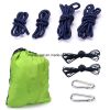 Double Camping Hammock With Mosquito Net Nylon Fabric Hammock For Beach, Traveling, Hiking, Mountain, Adventure, Outdoor Jungle