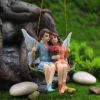 Fairy Garden Accessories, Miniature Fairies Garden Couples Figurines Kit With Squirrels, Fairy Garden Supplies Ornaments Kit Mini Garden Decor