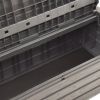 Garden Storage Bench 52.2" Plastic Anthracite
