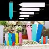 100 Pcs I-Type Plant Labels Plastic Plant Tags Nursery Garden Pot Plant Markers, Small Size Blue