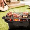 Heavy Duty Cast Iron Tabletop Bbq Grill Stove For Camping Picnic