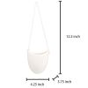 Indoor Ceramic Flower Pot Self-Watering For Bonsai Plants Home Decoration