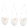 Indoor Ceramic Flower Pot Self-Watering For Bonsai Plants Home Decoration