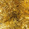 Christmas Garland With Led Lights 197" Gold