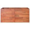Garden Raised Bed Acacia Wood 39.4"X39.4"X19.7"