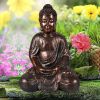 16.1Inch Zen Buddha Indoor Outdoor Statue For Yard Garden Patio Deck Home Decor