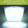 Led Solar Powered Stair Lights Dusk-To-Dawn Waterproof Garden Pathway Patio Fence Lamp