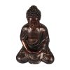 16.1Inch Zen Buddha Indoor Outdoor Statue For Yard Garden Patio Deck Home Decor