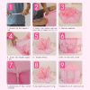 Outdoor Indoor Portable Folding Princess Castle Tent Kids Children Funny Play Fairy House Kids Play Tent(Warm Led Star Lights)