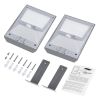 2 Pack Motion Sensor Flood Light 18 Led 300Lm Waterproof Security Lighting Wireless Wall Lights For Outside Patio Garden