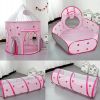 3 In 1 Rocket Ship Play Tent - Indoor/Outdoor Playhouse Set For Babies,Toddleers Xh