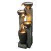 40Inches Pots Outdoor Garden Water Fountain With Warm Led Lights