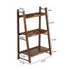 3 Tier Wooden Plant Stand Bonsai Display Flower Shelf Outdoor Indoor Home Garden