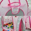 3 In 1 Rocket Ship Play Tent - Indoor/Outdoor Playhouse Set For Babies,Toddleers Xh
