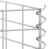 Gabion Raised Beds 3 Pcs 11.8"X11.8"X39.4" Iron