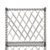Trellis Raised Bed With 1 Pot 11.8"X11.8"X42.1" Poly Rattan Gray