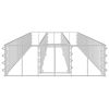 Gabion Raised Bed Galvanized Steel 70.9"X11.8"X3.9"
