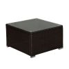 Outdoor Garden Patio Furniture 7-Piece  Pe Rattan Wicker Sectional Cushioned Sofa Sets