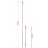 6.5Ft Sectional Al Flag Pole W/Us Flag Ball