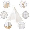 Teepee Tent For Kids - Play Tent For Boy Girl Indoor Outdoor Cotton Canvas Teepee Rt