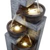 Indoor Outdoor Garden Backyard Pool Modern Water Fountain 40.1Inches