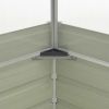 Greenhouse Brown 39.4"X39.4"X33.5" Galvanized Steel