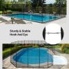 4 Feet X 12 Feet In-Ground Swimming Pool Safety Fence