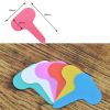 100 Pcs Plant Labels Colorful Plastic T-Type Plant Tags Nursery Garden Pot Plant Markers, Random Color