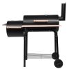 Zokop Oil Drum Charcoal Furnace High Temperature Spray Paint (500-600 Degrees) Diameter 15Cm Plastic Wheel