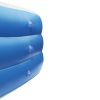 Free Shipping 120*72*22In Blue Pvc Cuboid With Wall Thickness Of 0.3Mm For Inflatable Swimming Pool  Full-Sized Family Kiddie Blow Up Pool For Kids, A
