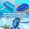 Pool Skimmer Net, Heavy-Duty Leaf Rake For Cleaning Swimming Pool And Pond