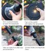 Itopfox 6Pcs Solar Pathway Lights - 2 Modes Solar Landscape Lights W/ Ip65 Waterproof, Solar Powered Outdoor Path Lights For Walkway/Yard/Backyard/Law