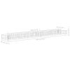 Gabion Raised Bed Galvanized Steel 70.9"X11.8"X3.9"