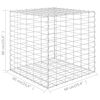 Cube Gabion Raised Bed Steel Wire 23.6"X23.6"X23.6"