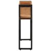 Planter 23.6"X7.9"X 26.8" Solid Acacia Wood