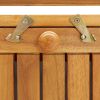 Garden Storage Bench 58.3" Solid Acacia Wood