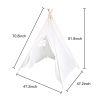 Natural Canvas Play Tent; Toys For Girls/Boys Indoor & Outdoor Playing Kids Tent For Kids ; Kids Play Tent For Girls & Boys; Gifts Playhouse For Kids