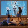 Native 1080P Wifi Bluetooth Projector, Dbpower 8000L Full Hd Outdoor Movie Projector Support Ios/Android Sync Screen&Zoom, Home Theater Video Projecto