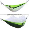 Double Camping Hammock With Mosquito Net Nylon Fabric Hammock For Beach, Traveling, Hiking, Mountain, Adventure, Outdoor Jungle