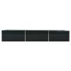 Garden Raised Bed Galvanized Steel 189"X31.5"X17.7" Anthracite