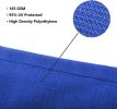 8' X 12' Sun Shade Sail Rectangle Canopy, Uv Block Awning Durable For Outdoor Patio Carport Garden Backyard Balcony, Blue